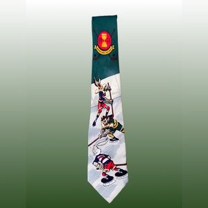 Vintage 1993 Warner Bros. Cup Finals 1954 Silk Tie